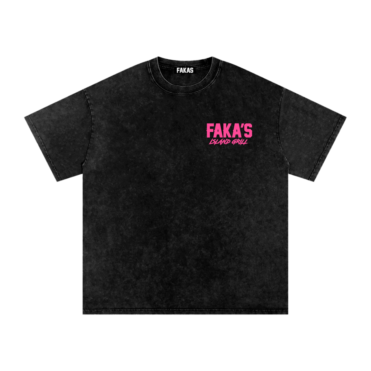 PINK FAKA'S ISLAND GRILL - TSHIRT