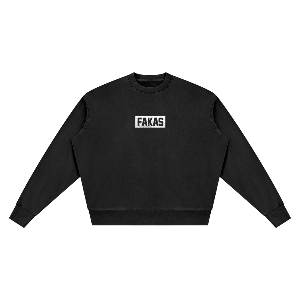 BOX LOGO - Vintage Wash Crewneck